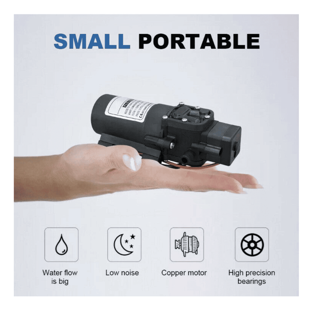 12V Self Priming Water Pump Kit (Includes Tap + 5m pipe) — image 6