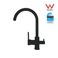 3 Way Filtered Kitchen Tap for RO Water Filters - Mixer in Black, N...