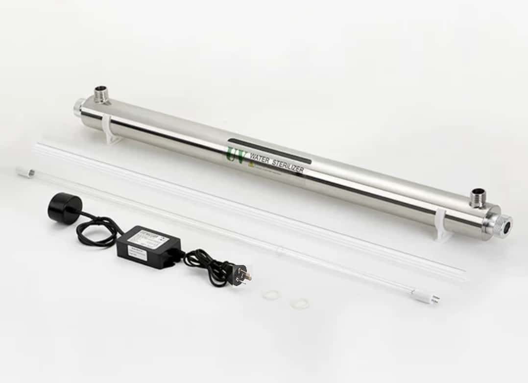 Ultraviolet Water Sterilizer Stainless Steel Unit 55W, 2700LPH Phil...
