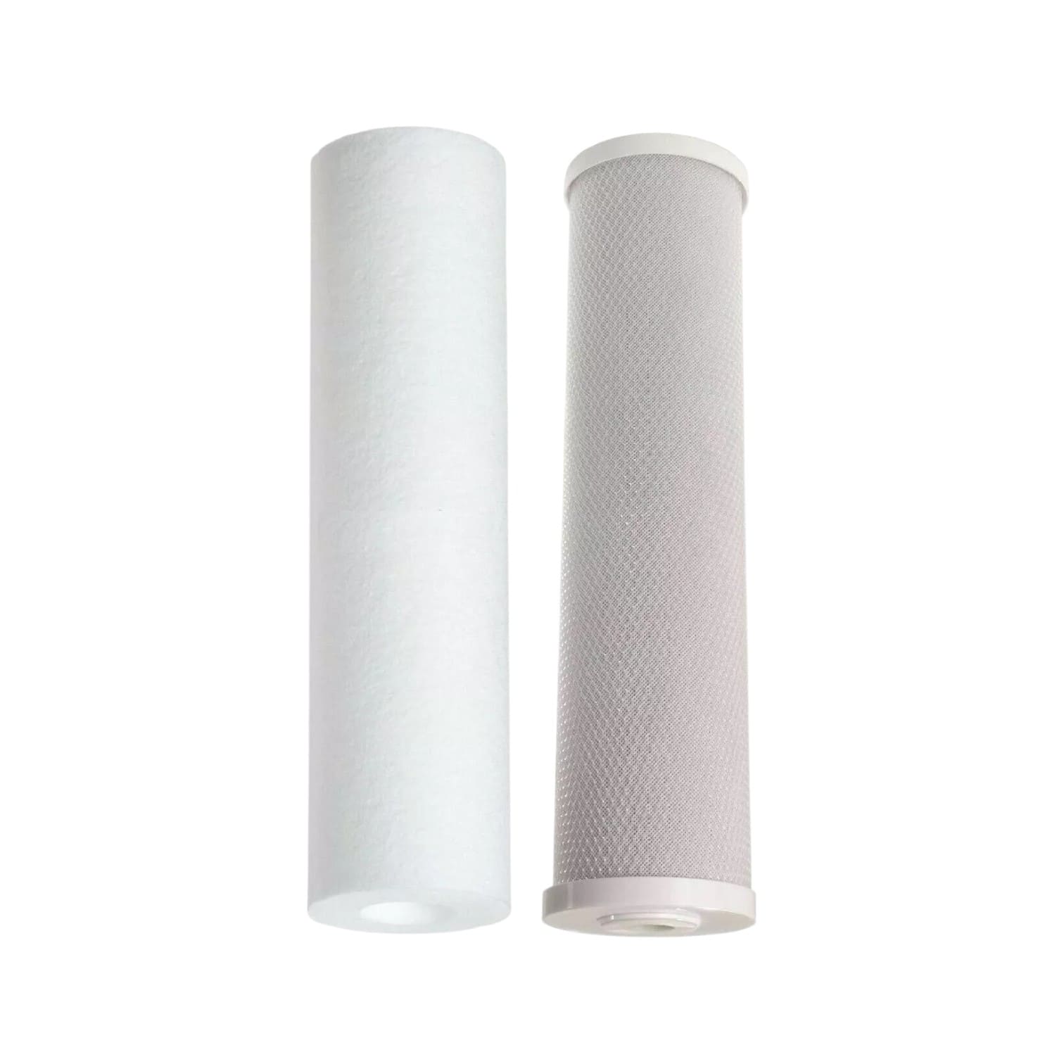 Twin Pair of Water Filter Cartridges - Carbon (CTO) + Sediment (PP)...