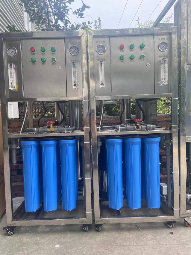 Commercial reverses osmosis RO 500LPH water treatment machinery equ... — image 4
