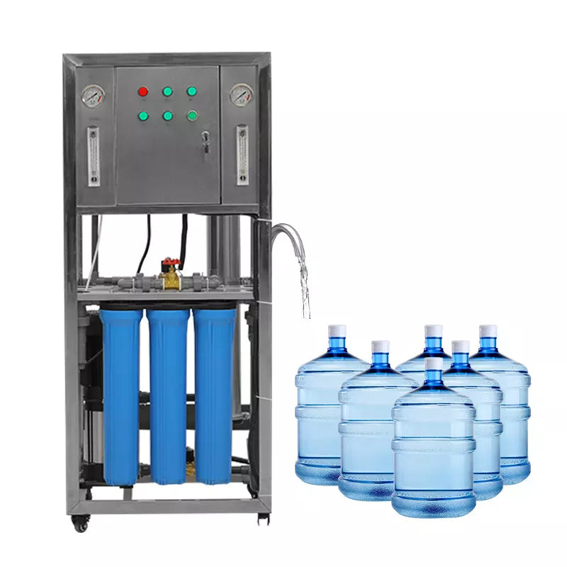 Commercial reverses osmosis RO 500LPH water treatment machinery equ... — image 2
