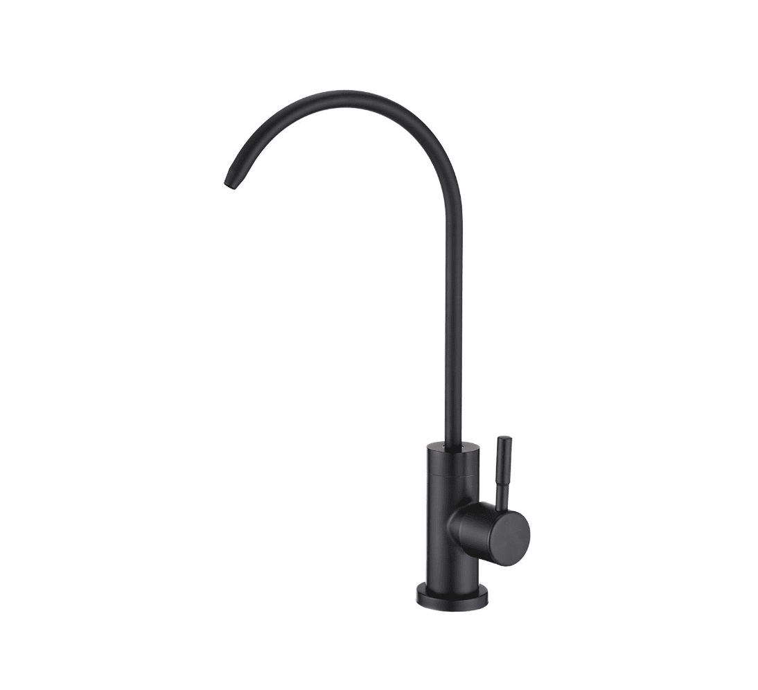 Premium RO Filter Tap SUS304 - NSF Approved in Black, Nickel and Gold