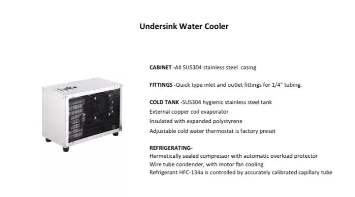 Stainless Steel Under Counter Drinking Water Chiller+ Stainless Ste... — image 2