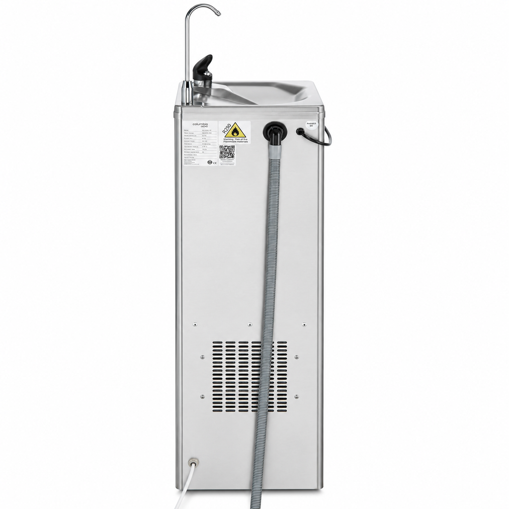 Commercial Water Bubbler | Stainless Steel | Square | WaterMark