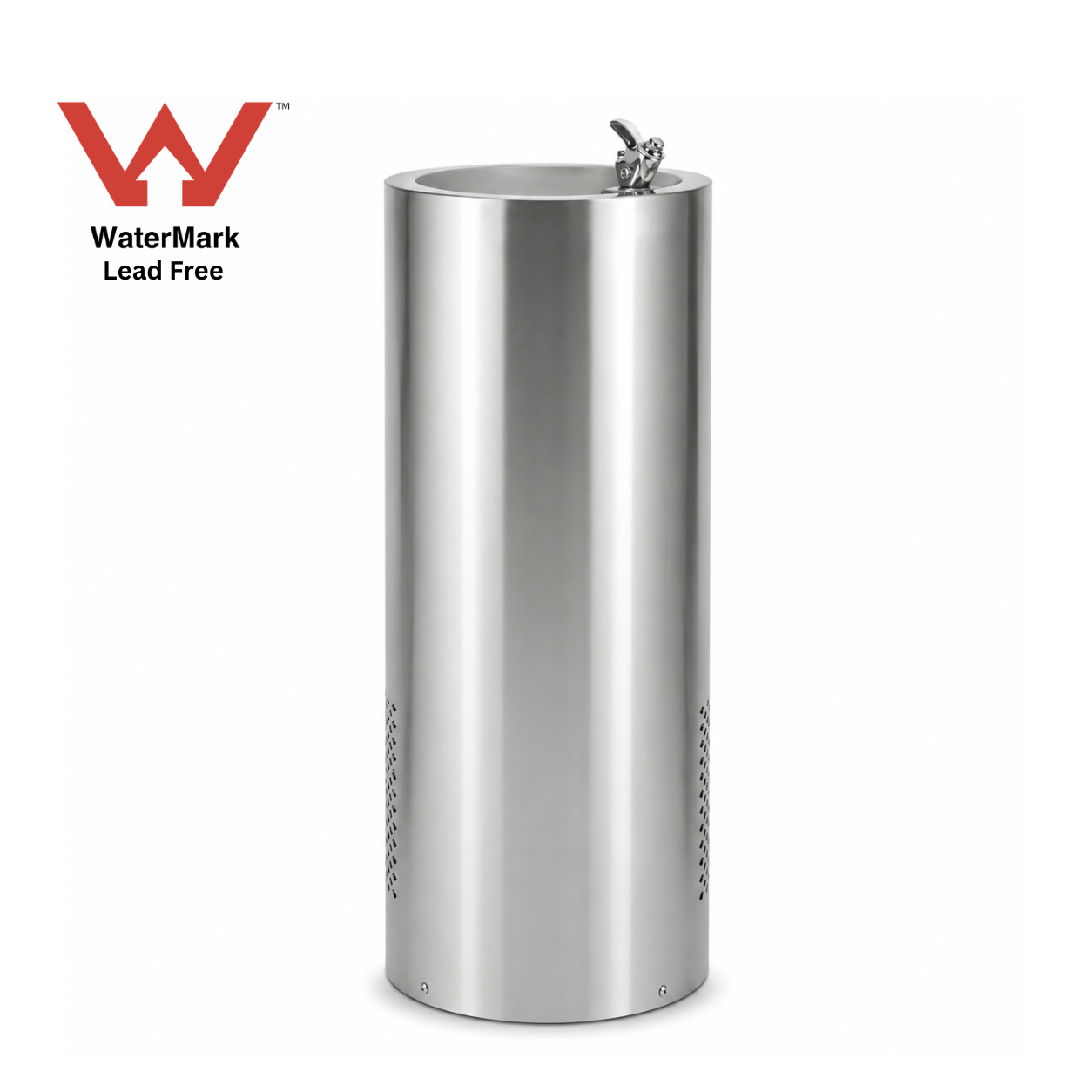 Commercial Water Bubbler | Stainless Steel | Round