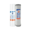 Premium Pair of Water Filter Cartridges - Carbon & Sediment - 10''...