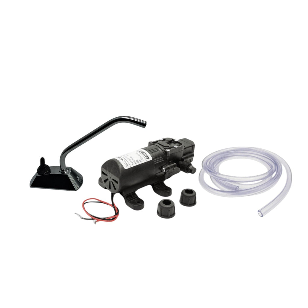 12V Self Priming Water Pump Kit (Includes Tap + 5m pipe)