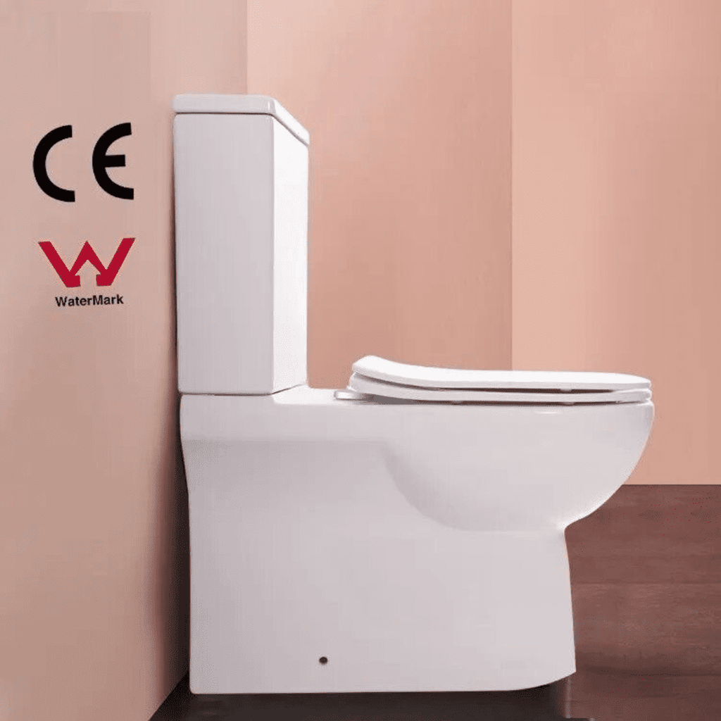Toilet Rimless Modern Watermark Ceramic p trap Commode modern 2Piec... — image 4