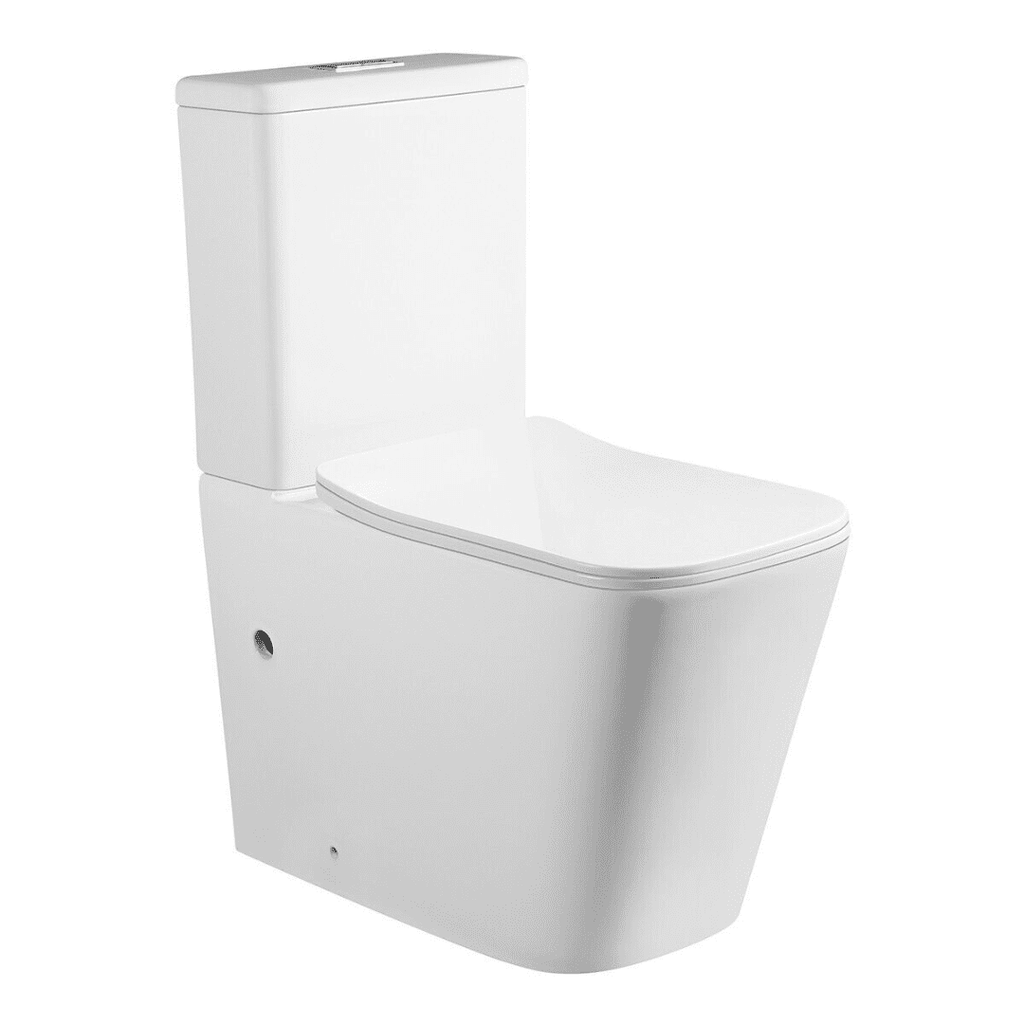 Rimless Watermark Wash Down Toilet | Soft Close Seat | WELS Rated — image 4