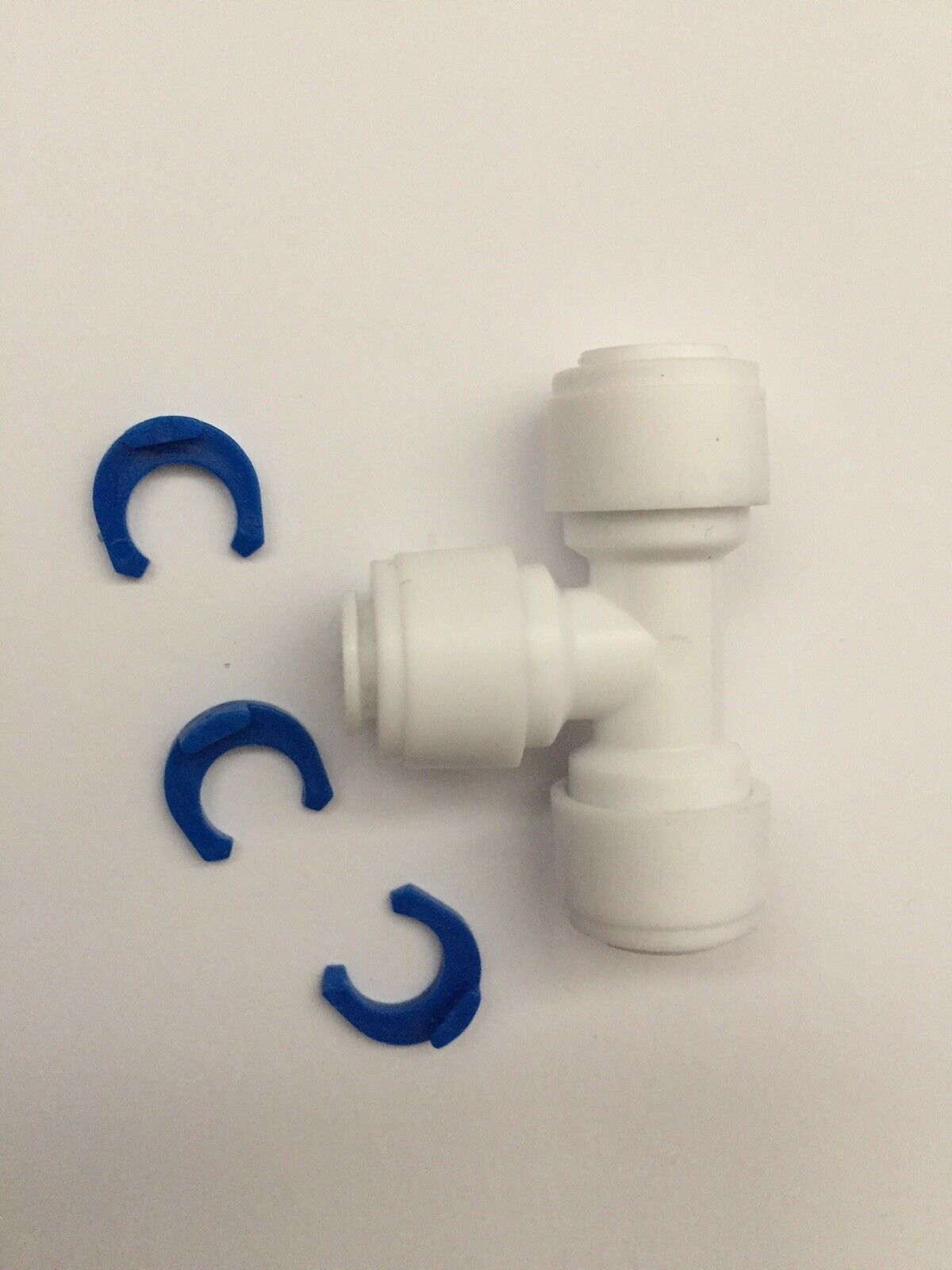 2 x Water Filter Fitting Tee Quick Connect 1/4' TEE 6mm Fridge. Env... — image 3