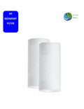 2X Poly Spun Water Filter Cartridge 5 Micron Sediment 20" x 4.5" Wh...