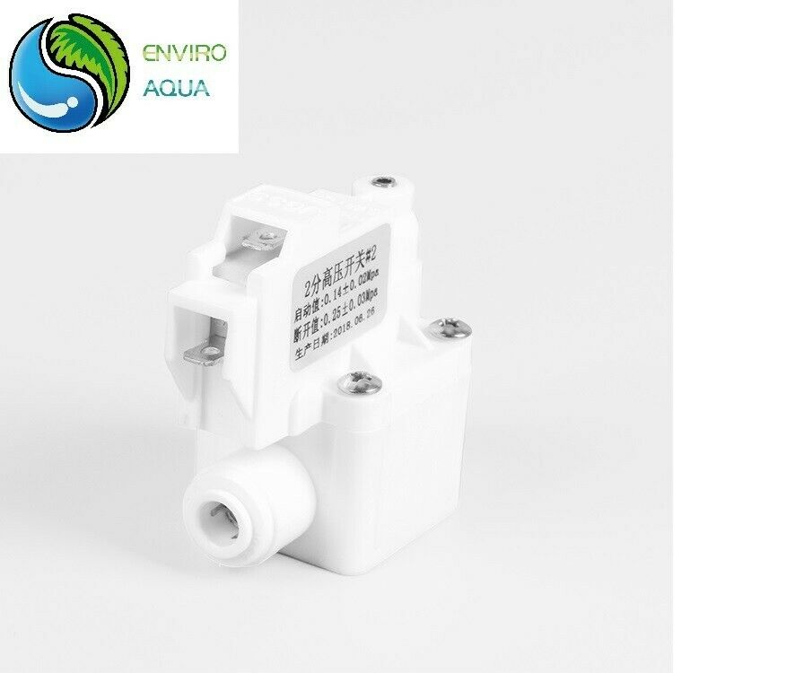 24V high Pressure Switch for Pump RO Water Fitlers with Quick Connect