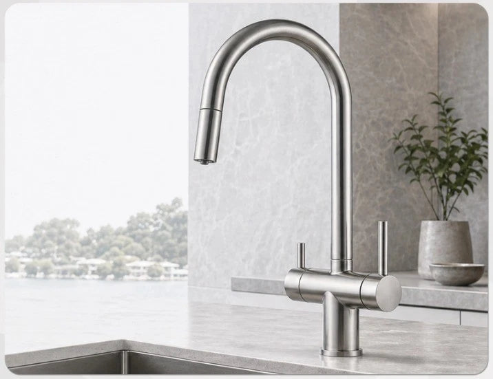 Sembowell Pull Out 3Way Kitchen Mixer WELS Rated + Watermark Certified | AUS