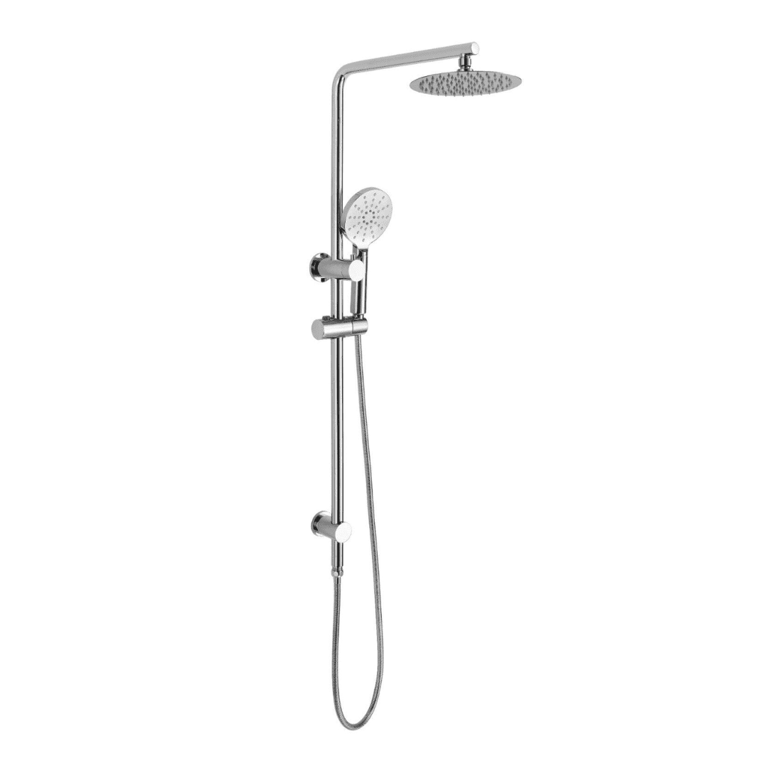 Bathroom water saving round shower set round rainfall head shower W...
