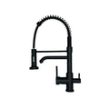 Spring Loaded 3 Way RO Tap - Kitchen Mixer in Black, Chrome and Nickel