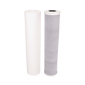 Twin Pair Water Filter Cartridges | Carbon, Sediment | 5 Micron